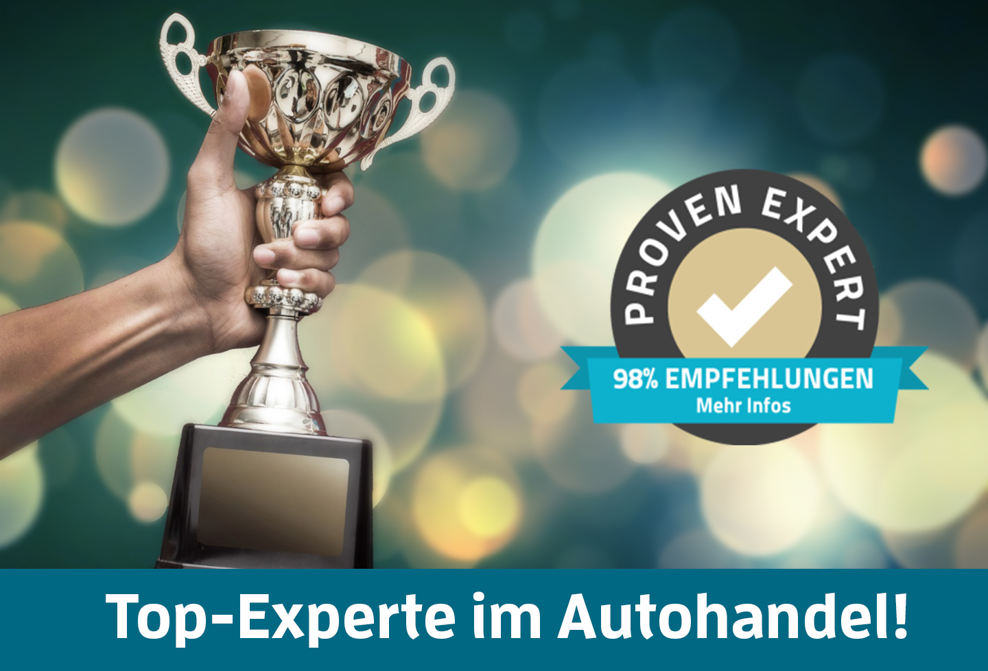 DB Autohaus ist laut ProvenExpert der Top-Experte im Autohandel